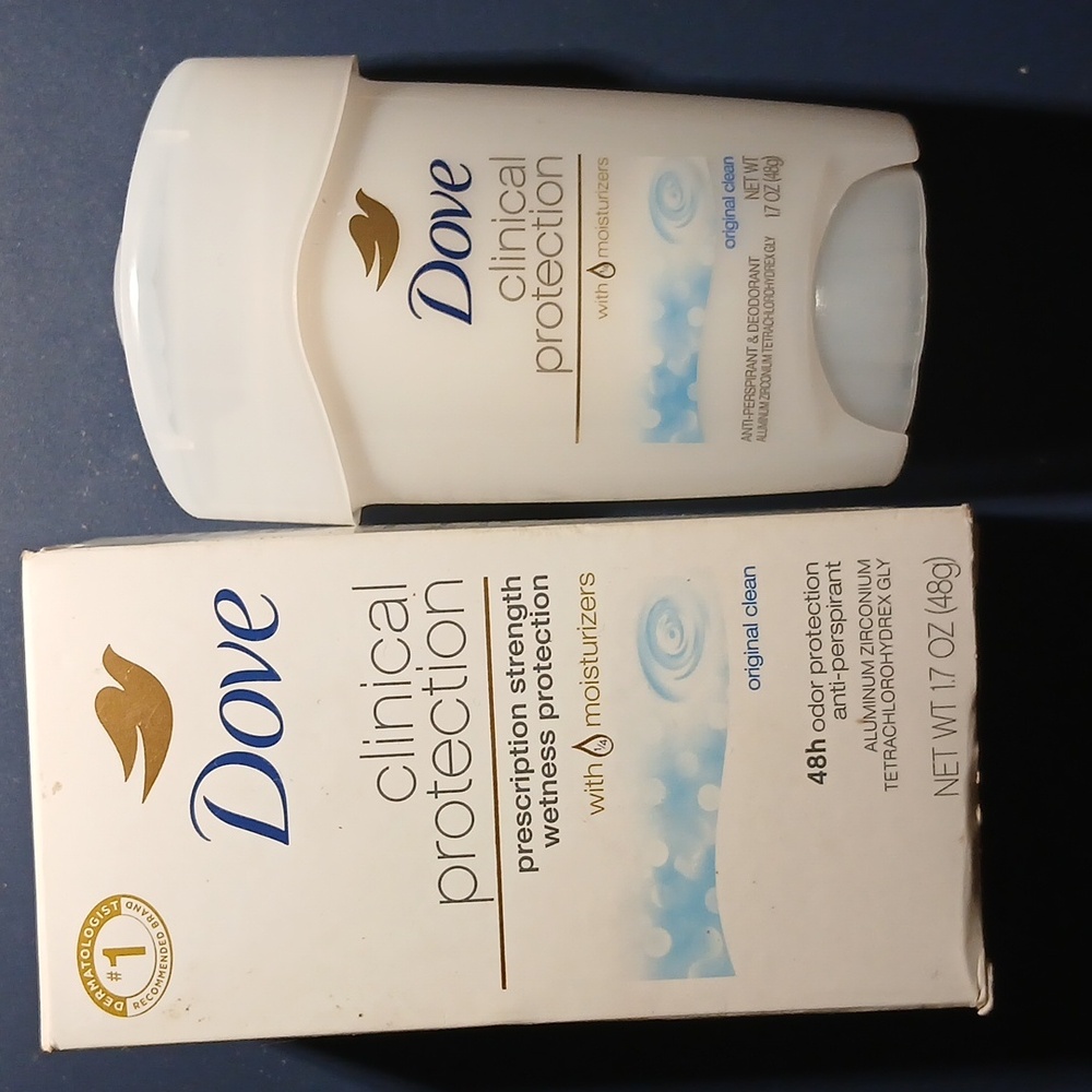 DOVE BUNDLE BODY WASH BODY SCRUB (2) EXFOLATING SOAP CLINICAL & 48HR DEODORANT - Picture 3 of 6
